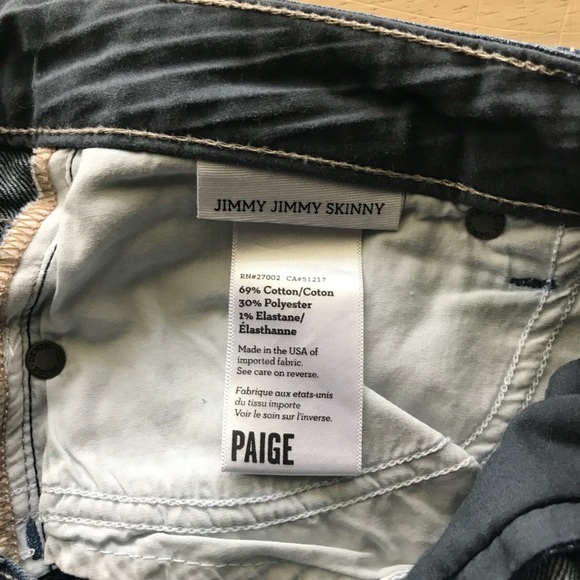 Paige Jimmy Jimmy Skinny Distressed Jeans 👖 - Picture 5 of 5